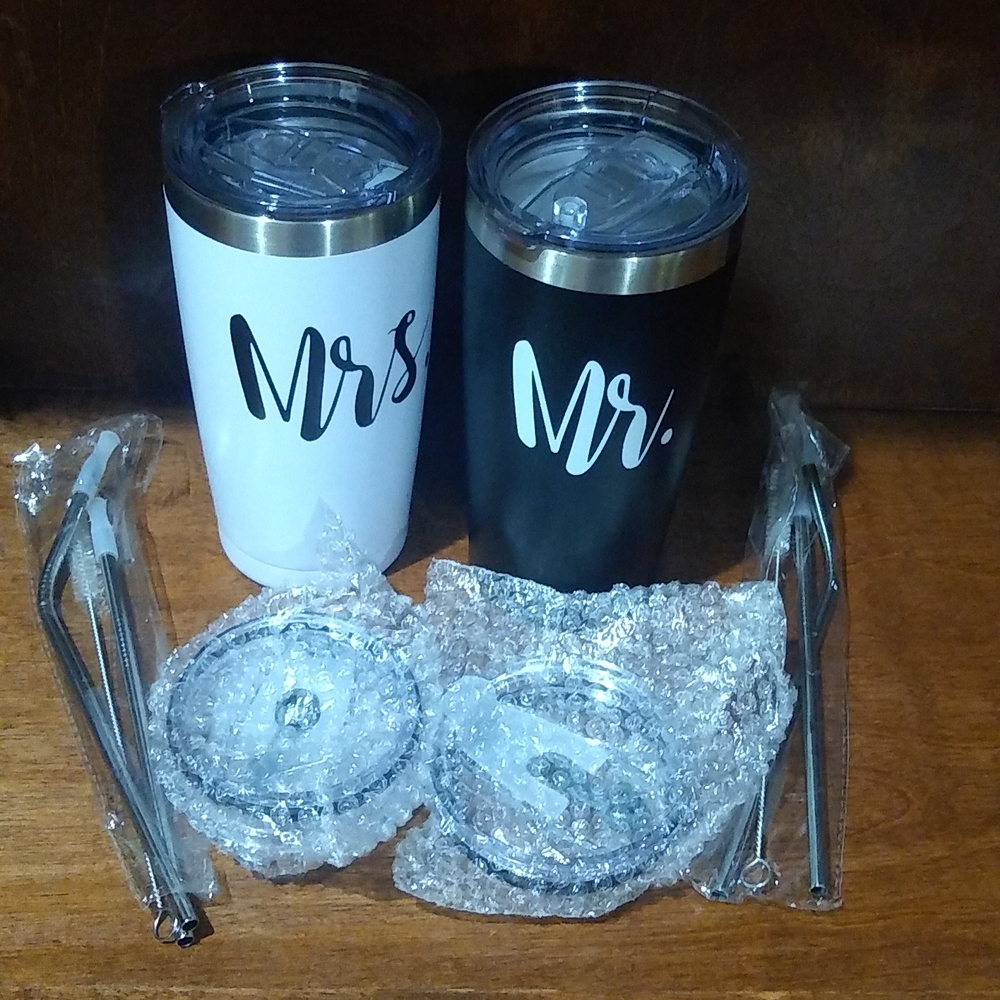 His and her Tumbler cups
